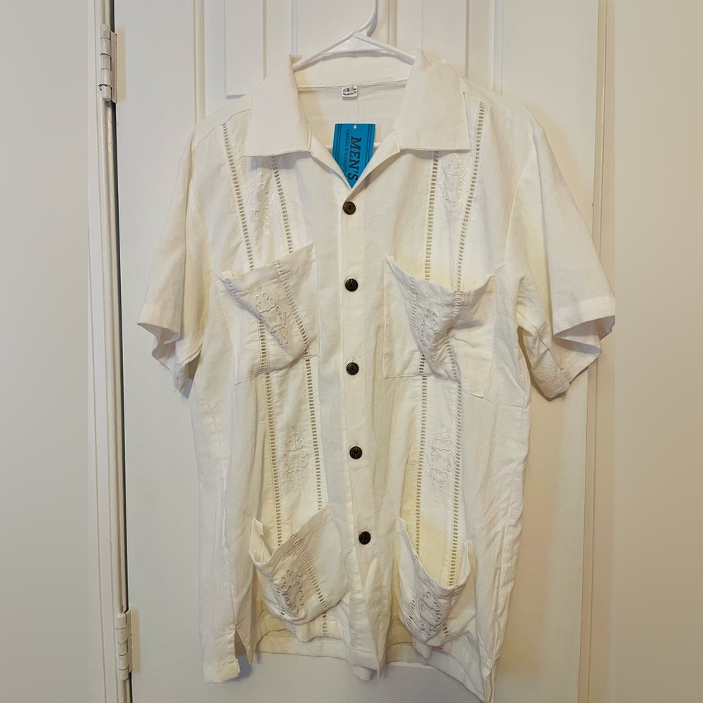 Cream man shirt